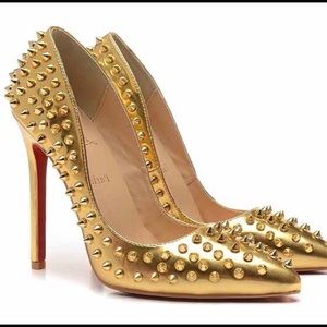 Authentic Christian louboutin Pigalle Follies 37.5